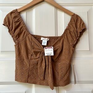 Urban Romantics Eyelet Top